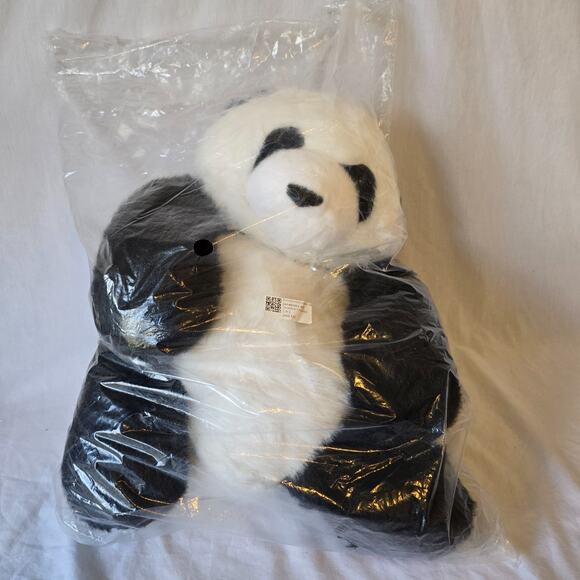Hugs Baby Plush Toy Panda Bear Black White 15.75" x 15.75" x 13" NWT - Picture 11 of 16
